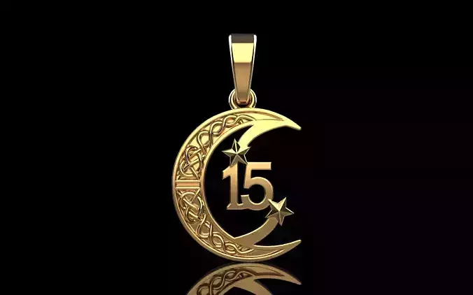 15th birthday pendant model 1434