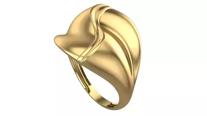 Smooth Plain Band Ring Set-5 Sizes-R06