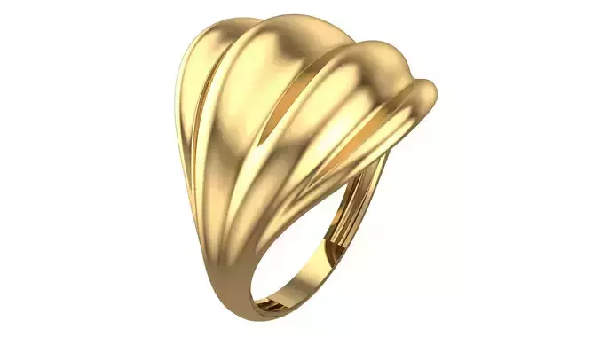 Smooth Plain Band Ring Set-5 Sizes-R07