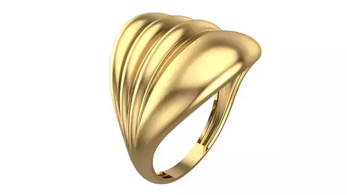 Smooth Plain Band Ring Set-5 Sizes-R10