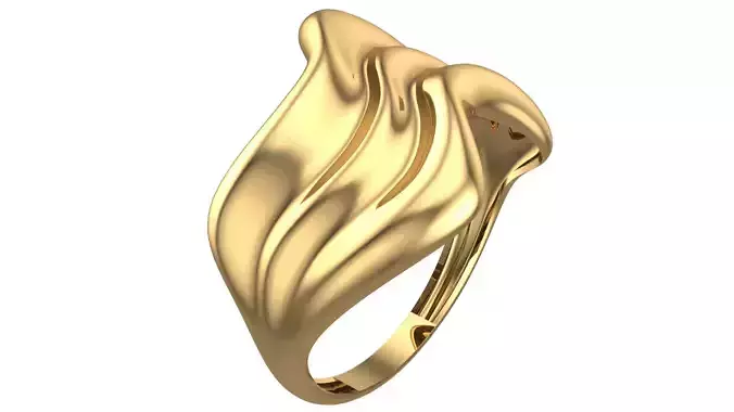 Smooth Plain Band Ring Set-5 Sizes-R12