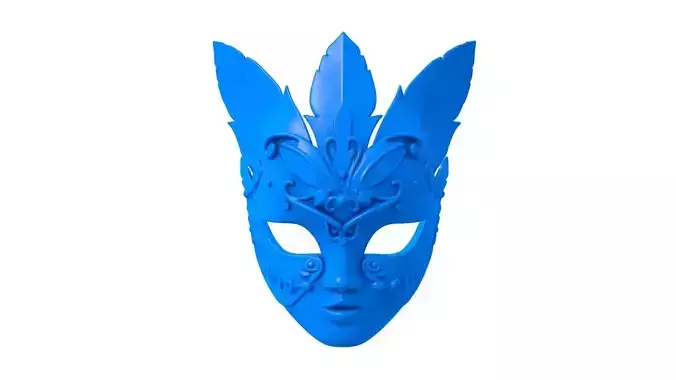 Mask - Mask STL -  Women Mask - Tribal Mask 
