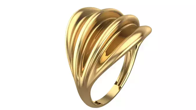 Smooth Plain Band Ring Set-5 Sizes-R18