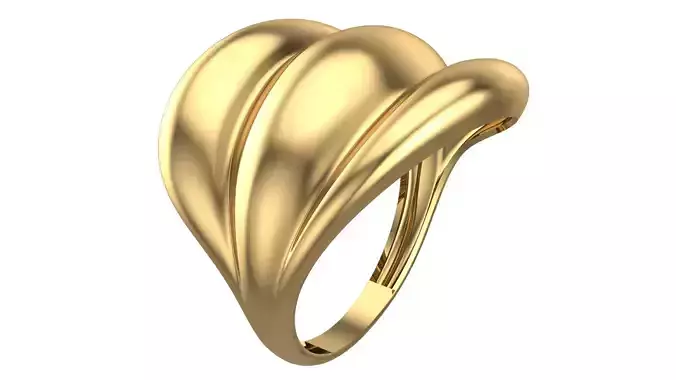 Smooth Plain Band Ring Set-5 Sizes-R19