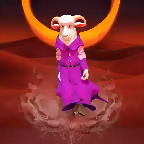 Majestic Goat Sorcerer model pack