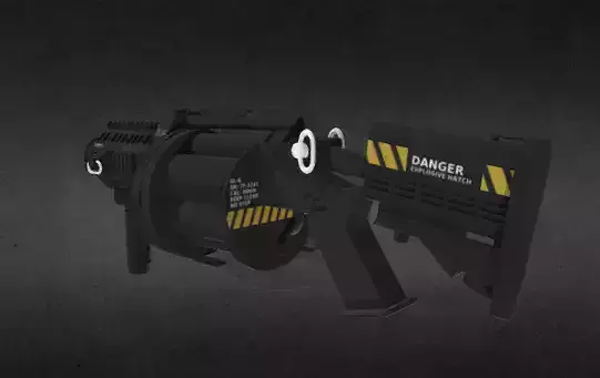 MGL  High Poly Grenade Launcher  FBX Model