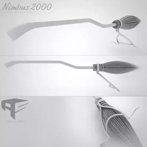 Harry Potter Nimbus 2000 Free 3D model