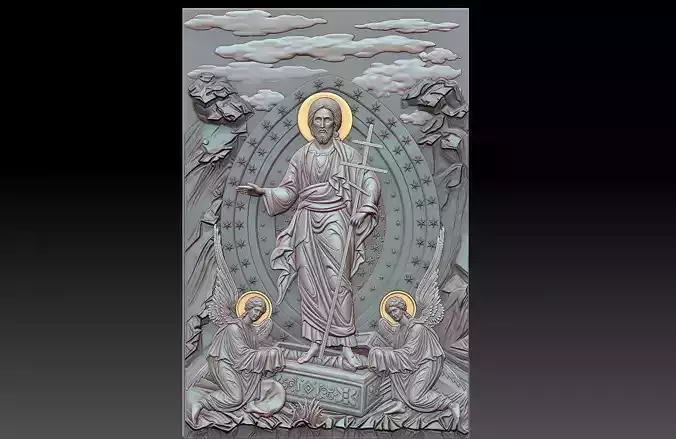 Resurrection of Christ   Relief orthodox