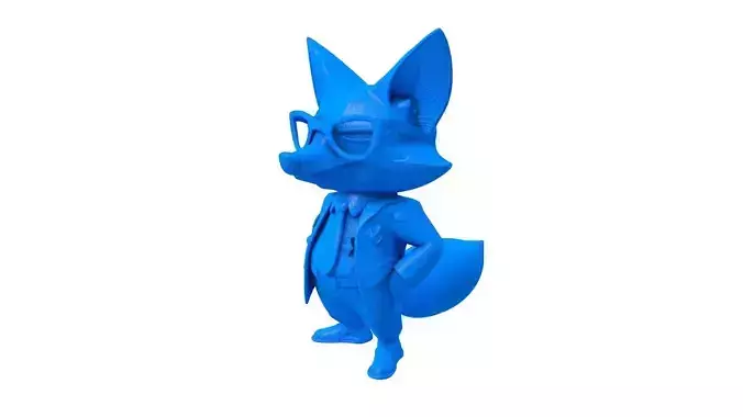 fox - fox character -  fox stl - fox printer 