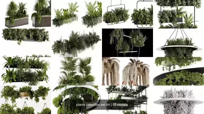 plants collection set 04