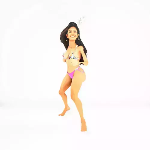 Colorful Bikini Character model pack