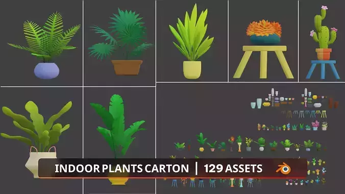 Cartoon Plant Pots Collection