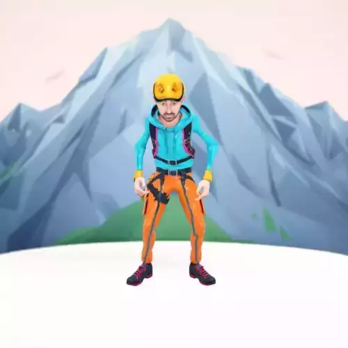 Vibrant Climber Outfit model pack
