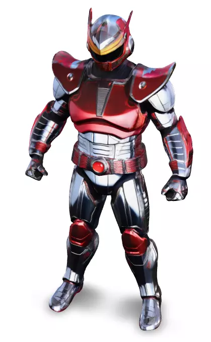 Retro Futuristic Tokusatsu Warrior 3D print model