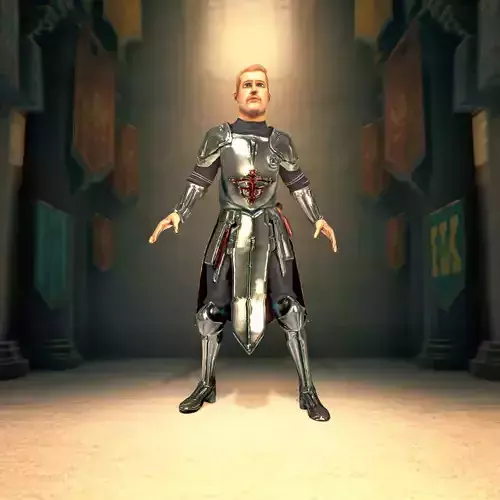 Knight Armor Silver model pack