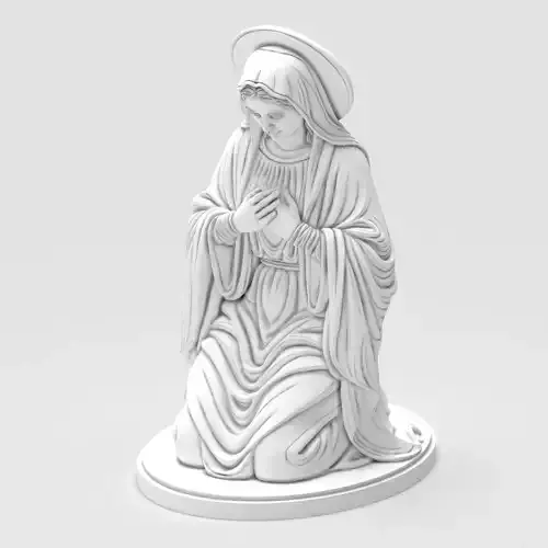 Nativity Virgin Mary Praying Statue  for Nativity Scene 