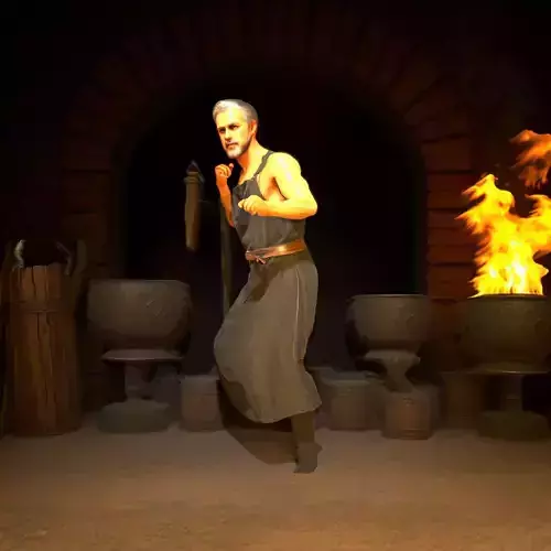 Blacksmith with Apron model pack