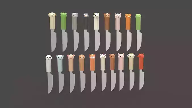 Cartoon Knifes Pack 01