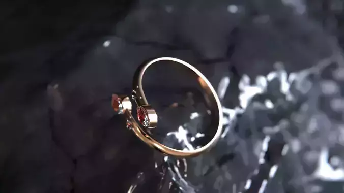 Rings men crystal geometry ladies diamond