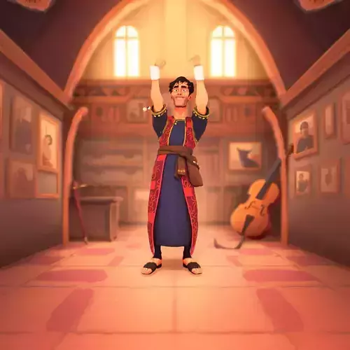 Animated Merchant Character model pack