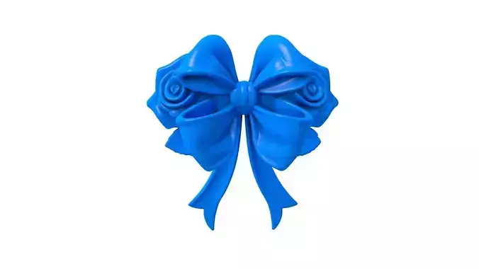 Ribbon STL -  Decorative Ribbon -  Elegant Ribbon 3D Model 