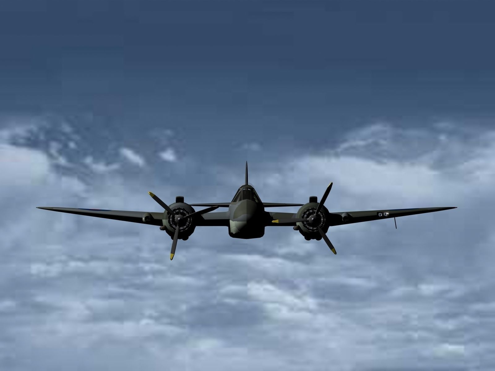Bristol Beaufighter 3D model_4