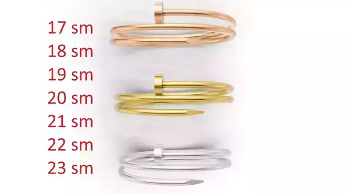 Juste Un Clou Bracelet Double