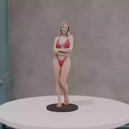 pin up bikini model woman 