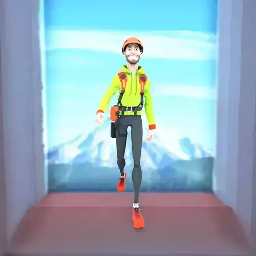 Smiling Climber Character model pack