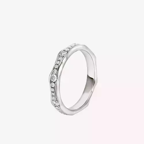 BULGARI - INFINITO - DIAMONDS PAVED - WEDDING RING