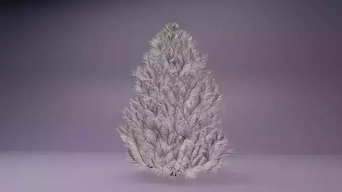 White Christmas tree