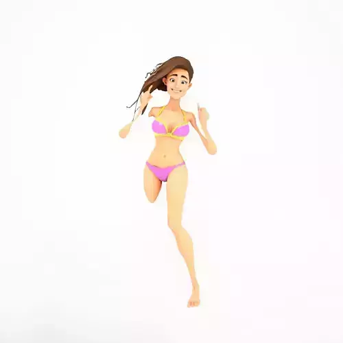 Smiling Swimsuit Character model pack