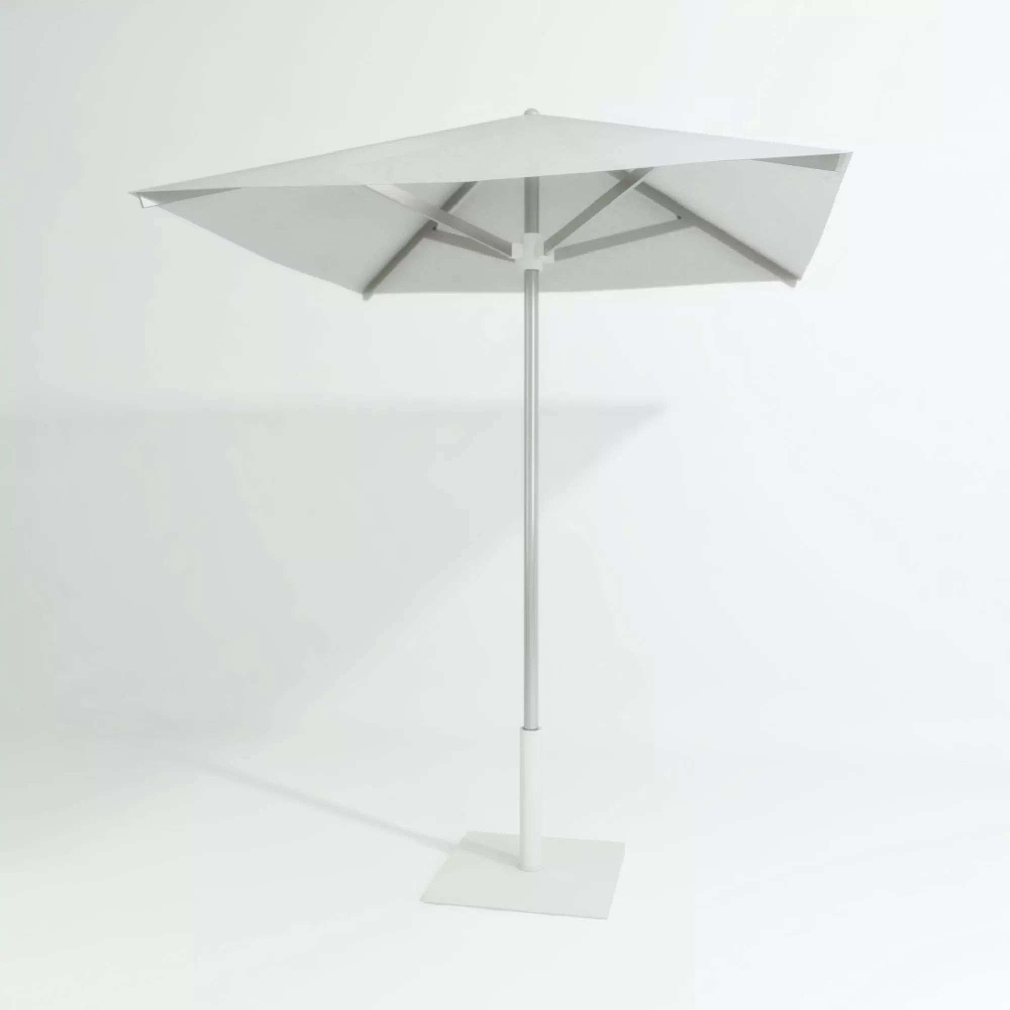 Sunshade square umbrella 3D model_0
