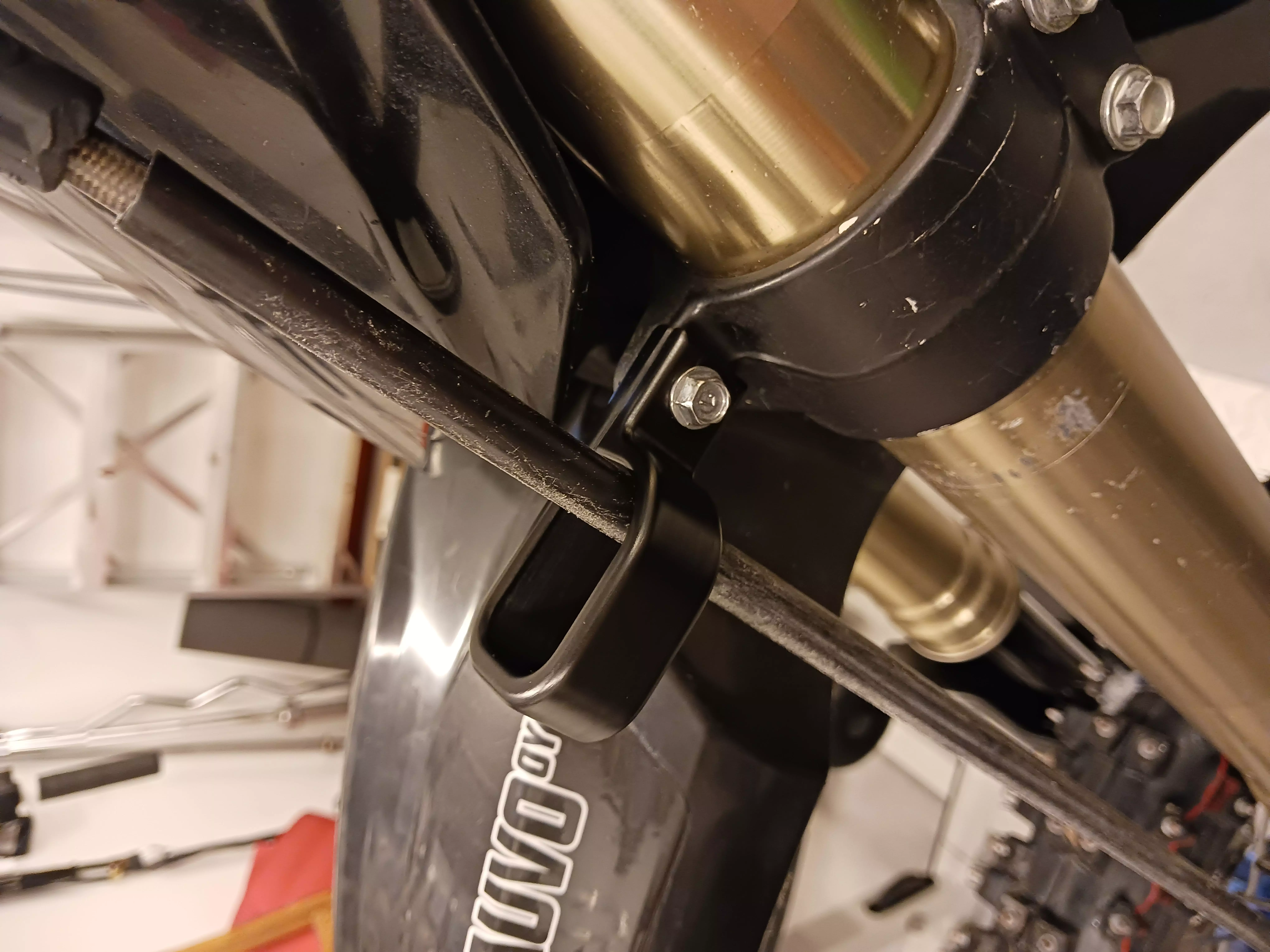 Kawasaki kx250 kx450f kx250f brake hose clamp 3D print model