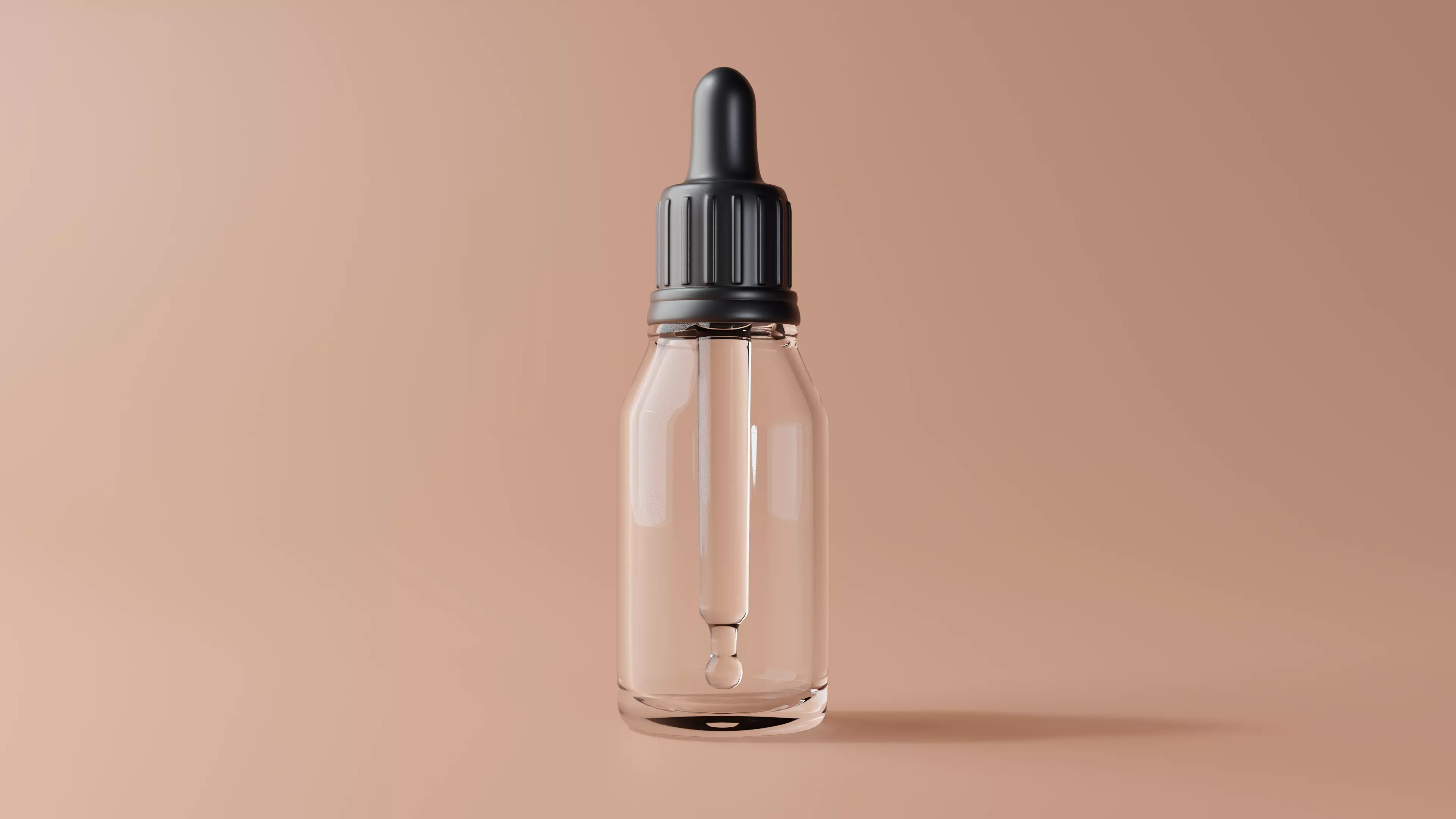 Cosmetic Serum Bottle Model Low-poly 3D model