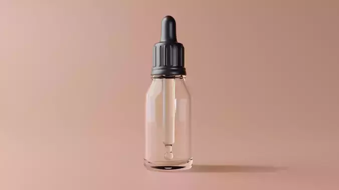 Cosmetic Serum Bottle Model