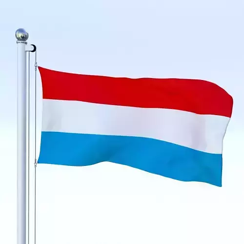 Animated Luxemburg Flag