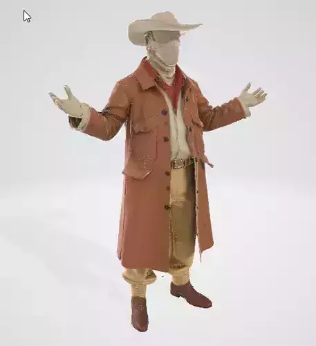 faceless man 3D model