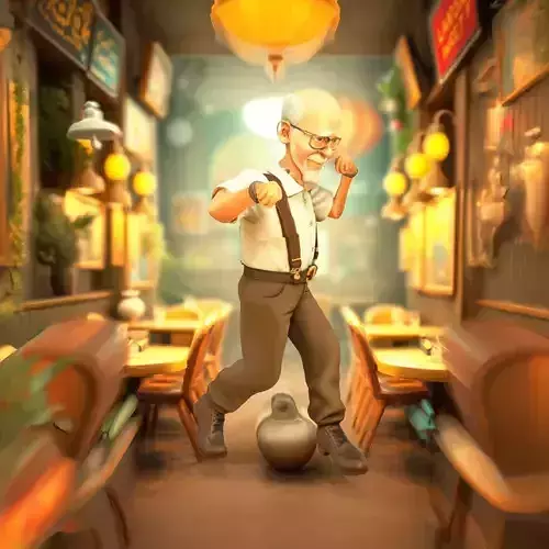 Charming Grandpa Character model pack