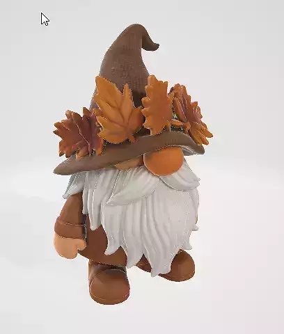 Gnome Wizard Cartoon Character