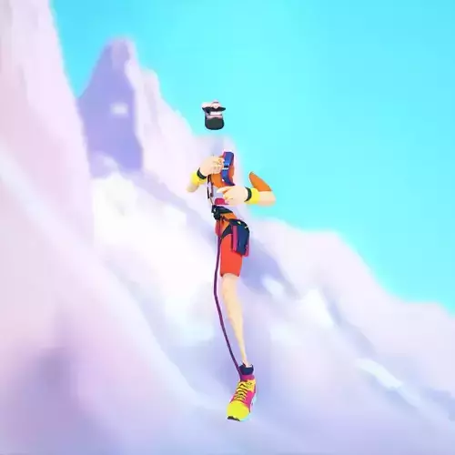 Vibrant Climbing Adventurer model pack