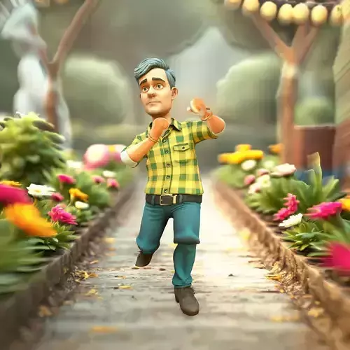 Casual Checkered Shirt Character model pack