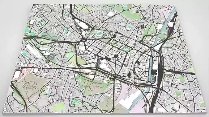 Cityscape Charleroi Belgium