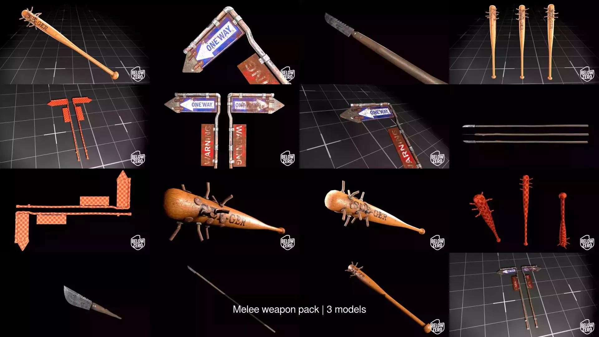 Melee weapon pack