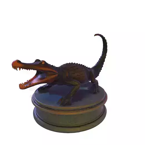 High Detail sculptre Crocodile