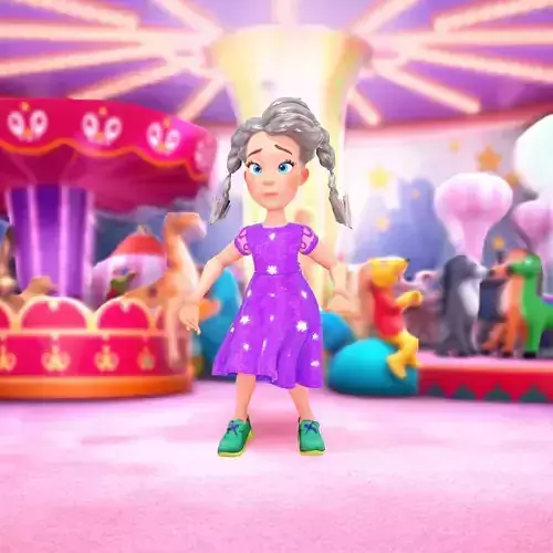 Starry Dress Character model pack