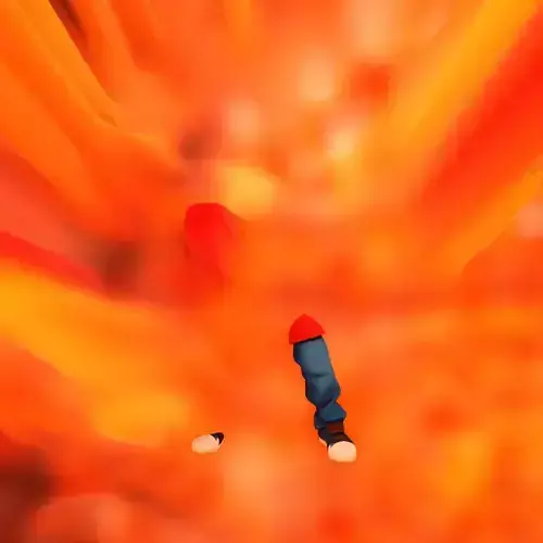 Colorful Striped Sweater model pack