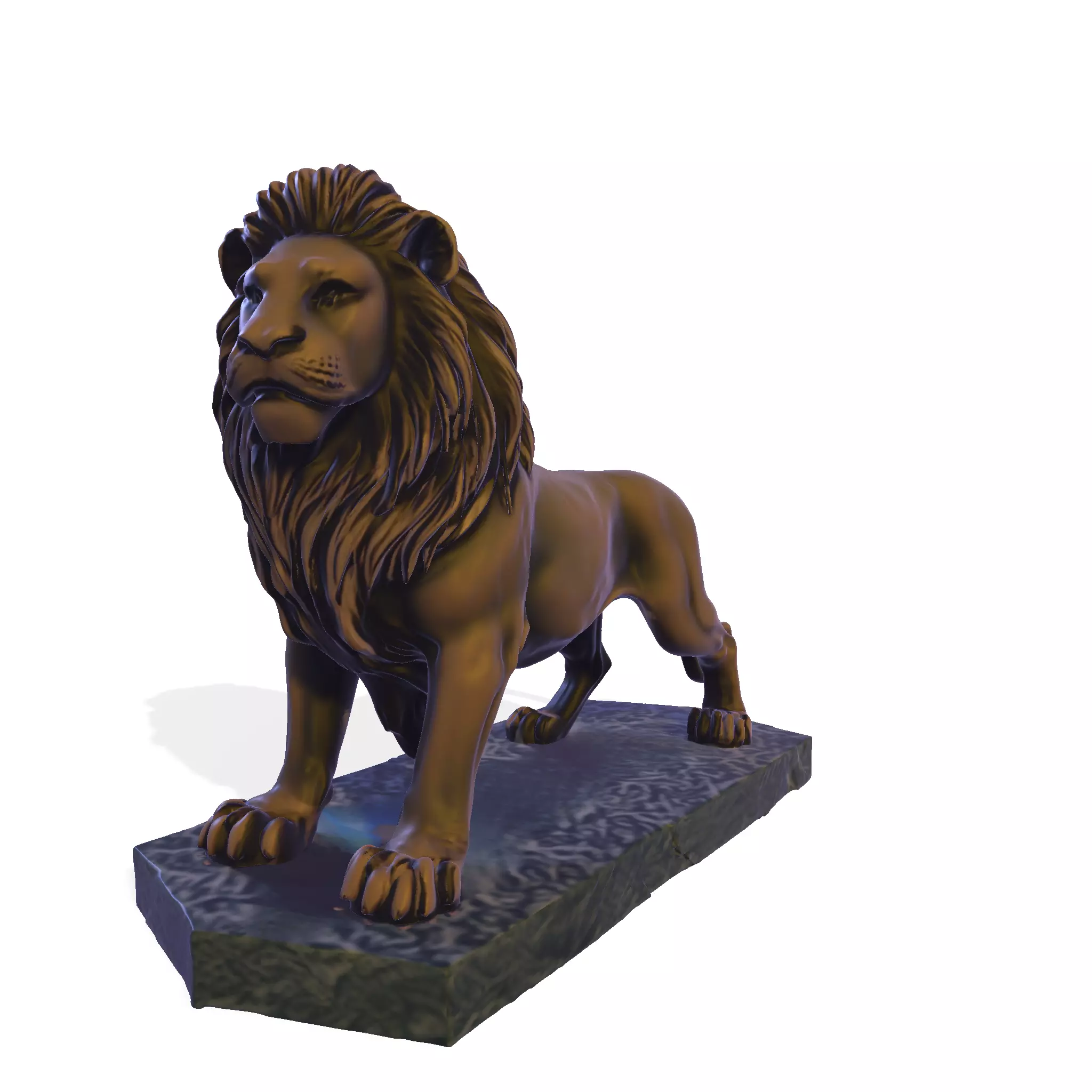 The 3D Lion Sculpture 3D print model
