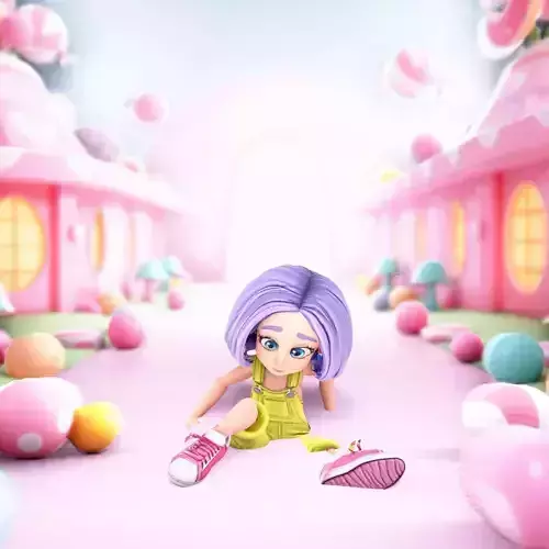 Lively Lilac Character model pack