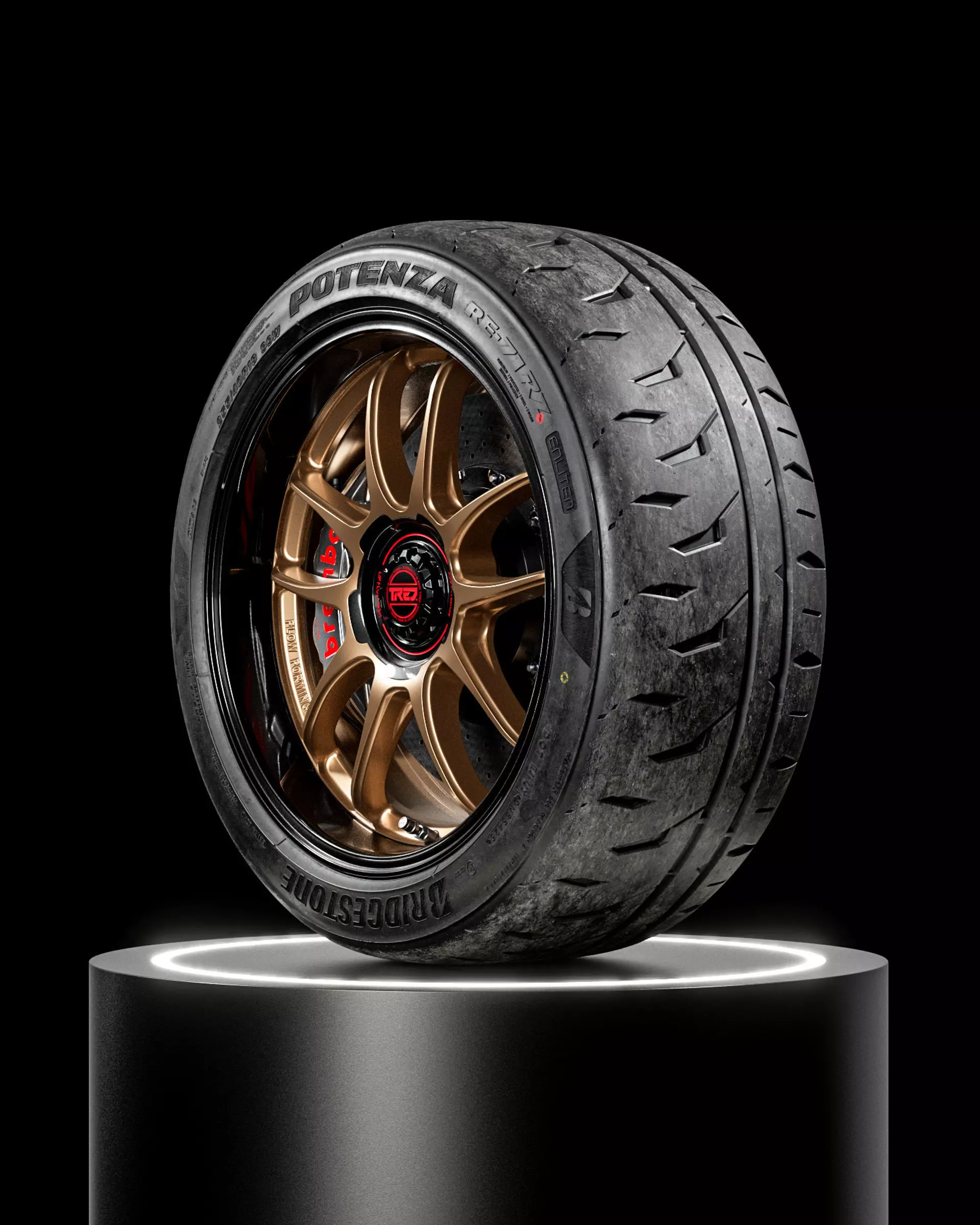 Bridgestone Potenza RE 71 RZ 255 40 ZR18 99W 3D model | CGTrader